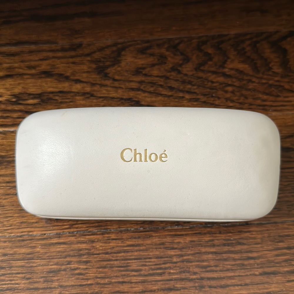Chloe Sunglasses Leather Hard Case